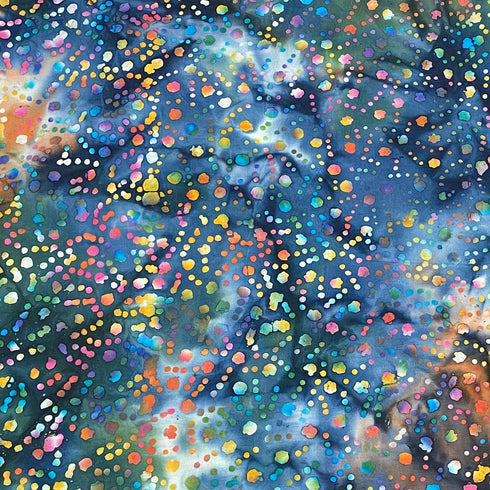 Premium Quality 100% Cotton Batik - 45" Wide (Galaxy)