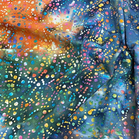Premium Quality 100% Cotton Batik - 45" Wide (Galaxy)