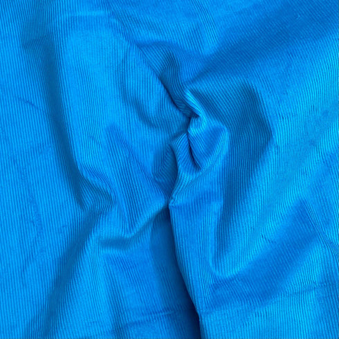 Premium Super Soft Cotton Needle Corduroy- 55" Wide (Blue)