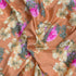 3 Metres, Premium Quality, Printed Dressmaking Viscose - 55" Wide (Brown Flowers)