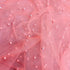 Per Metre Luxurious Beads On Mesh - 55" wide (Peach)