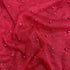 Per Metre Luxurious Beads On Mesh - 55" wide (Maroon)