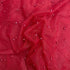 Per Metre Luxurious Beads On Mesh - 55" wide (Red)