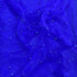Per Metre Luxurious Beads On Mesh - 55" wide (Royal)