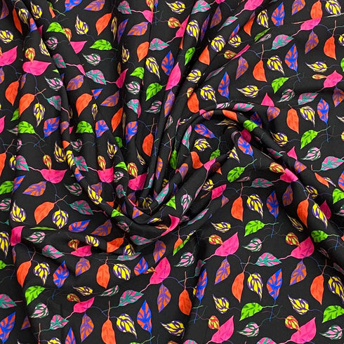 Soft Touch Japanese Printed Crepe - 45" Wide (Floral)