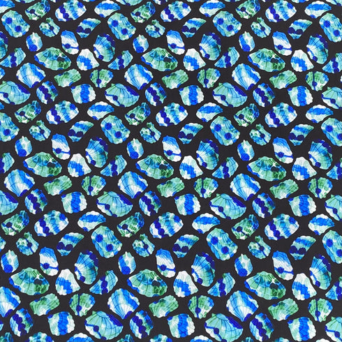 Soft Touch Japanese Printed Crepe - 45" Wide (Seashell)