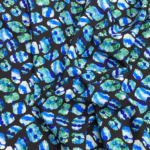 Soft Touch Japanese Printed Crepe - 45" Wide (Seashell)