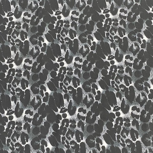 Soft Touch Japanese Printed Crepe - 45" Wide (Black & White)