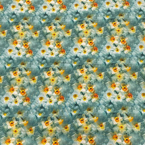 Per Metre 100% Digital Cotton Print - (Bloom)