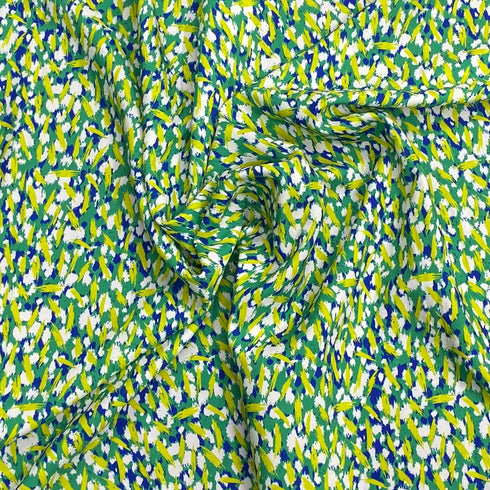 Soft Touch Japanese Printed Crepe - 45" Wide (Grass)