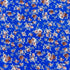 3 Metres Luxury Soft Heavy Printed Crepe - 55" Wide (Blue)