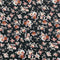 3 Metres Luxury Soft Heavy Printed Crepe - 55" Wide (Black)