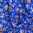 3 Metres Luxury Soft Heavy Printed Crepe - 55" Wide (Blue)