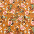 3 Metres Luxury Soft Printed Crepe - 55" Wide (Orange Floral)