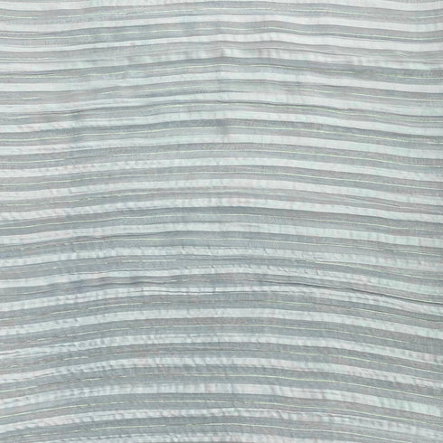 3 Metres Luxury Dressmaking Metallic Chiffon- 55" Wide - (Grey)