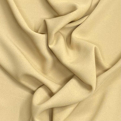 3 Metres Dressmaking Moss Crepe 55" wide (Gold)