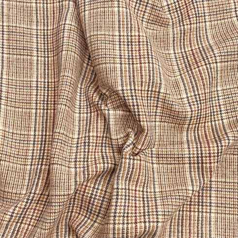 3 Metres Premium Wool Rich Fabric 55" Wide (Brown)