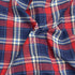 3 Metres Premium Wool Rich Fabric 55" Wide (Navy & Red)