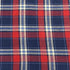 3 Metres Premium Wool Rich Fabric 55" Wide (Navy & Red)