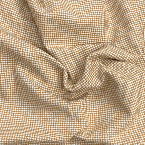 3 Metres Premium Wool Rich Fabric 55" Wide (Light Brown)