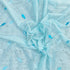 3 Metres Luxurious Embroidery Net - 55" Wide (Sky)