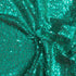 3 Metres - Luxurious Sequins On Net - 55" Wide - (Green)