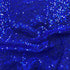 3 Metres - Luxurious Sequins On Net - 55" Wide - (Royal)
