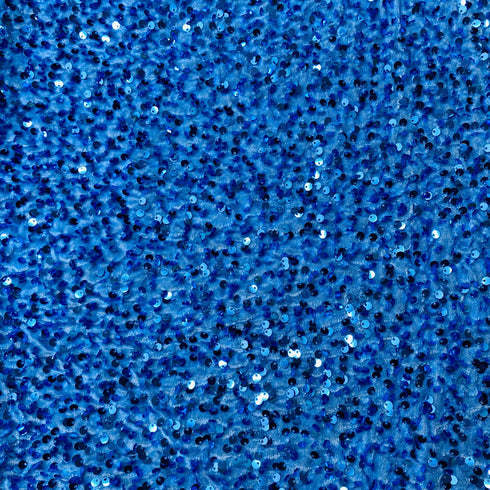 Luxurious Sequins On Velvet- 55" Wide - (Sky)