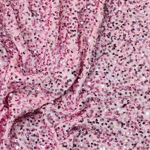 Luxurious Sequins On Velvet- 55" Wide - (Baby)