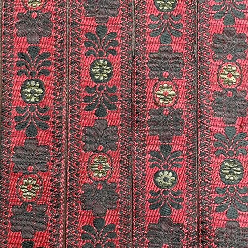 Per Metre, Metallic Trimming, 30mm Wide (Red)