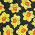 1.8 Metre Super Soft Pashmina Fabric - 37"- (Yellow Roses)
