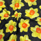 1.8 Metre Super Soft Pashmina Fabric - 37"- (Yellow Roses)