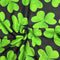 1.8 Metre Super Soft Pashmina Fabric - 37"- (Green & Black Roses)