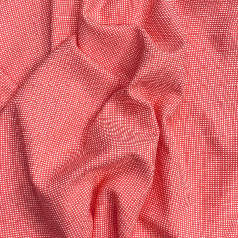 3 Metre Super Soft Polyester Viscose Linen - 55" Wide (Coral)