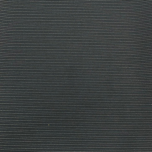3 Metre Premium Stripe Suiting 55" (Black, Silver & Gold)