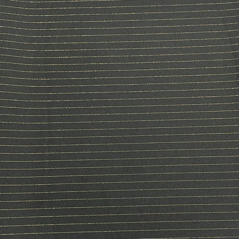 3 Metre Premium Stripe Suiting 55" (Black & Gold)