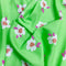 Per Metre Luxury Dressmaking 100% Digital Printed Cotton Lawn- 55" (Green)