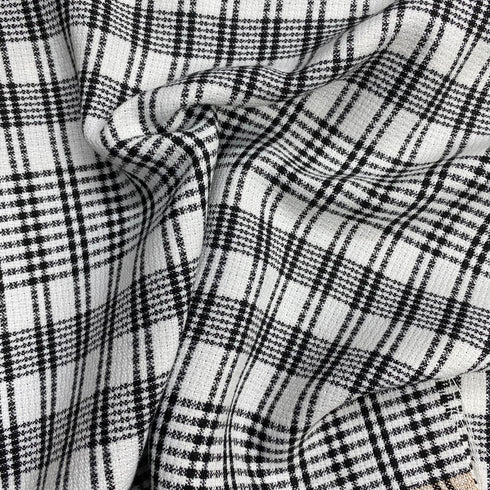 3 Metres Premium Wool Rich Fabric 55" Wide (Zebra)