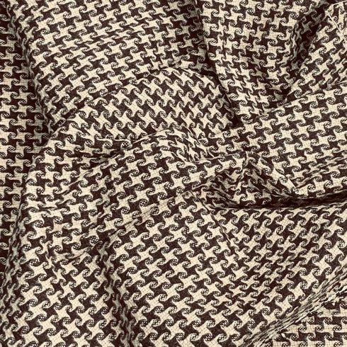 3 Metres Premium Wool Rich Fabric 55" Wide (Brown)