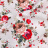 3 Metres Luxury Poly Cotton Blend Sheeting 90"  (Red Floral)