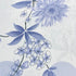 3 Metres Luxury Poly Cotton Blend Sheeting 90"  (Blue Floral)
