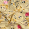 3 Metres, Printed Summer Dressmaking Viscose Fabric - 55" Wide (Marigold)