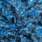 3 Metres, Printed Summer Dressmaking Viscose Fabric - 55" Wide (Bluebell)