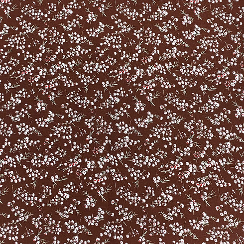 3 Metres, Printed Summer Dressmaking Viscose Fabric - 55" Wide (Poppy)