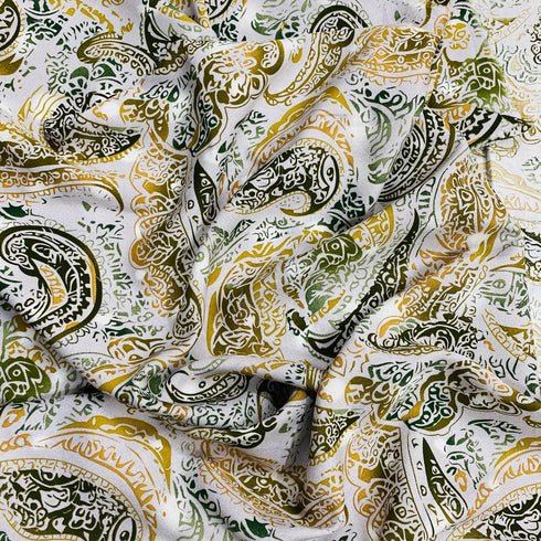 3 Metres, Printed Summer Dressmaking Viscose Fabric - 55" Wide (Snapdragon)