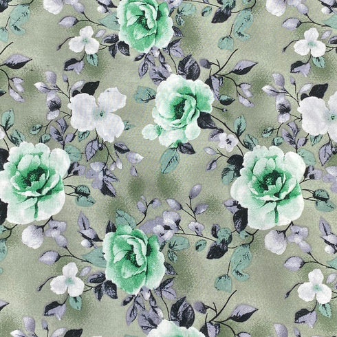 3 Metres, Printed Summer Dressmaking Viscose Fabric - 55" Wide (Stock)