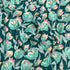 3 Metres, Printed Summer Dressmaking Viscose Fabric - 55" Wide (Emerald)
