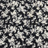 3 Metres, Printed Summer Dressmaking Viscose Fabric - 55" Wide (Black)
