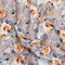 3 Metres, Printed Summer Dressmaking Viscose Fabric - 55" Wide (Floral)