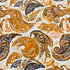 3 Metres, Printed Summer Dressmaking Viscose Fabric - 55" Wide (Orange)